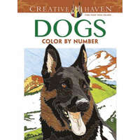 Creative Haven Dogs Color by Number Coloring Book – Diego Pereira