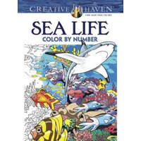 Creative Haven Sea Life Color by Number Coloring Book – George Toufexis