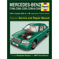  Mercedes-Benz C-Class Petrol & Diesel (93-Aug 01) L to W reg – Haynes Publishing