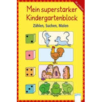 Mein superstarker Kindergartenblock - Zählen, Suchen, Malen – Carola Schäfer,Sabine Simon
