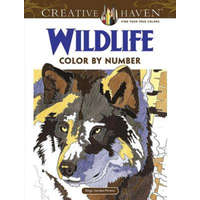 Creative Haven Wildlife Color by Number Coloring Book – Diego Pereira