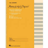 Deluxe Wirebound Super Premium Manuscript Paper (Gold Cover) – Hal Leonard Corp