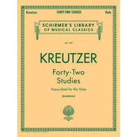 Forty-Two Studies for the Viola – Rudolphe Kreutzer,Walter Blumenau