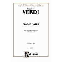 Stabat Mater: Satb (Orch.) (Latin Language Edition) – Giuseppe Verdi