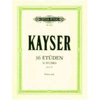36 Etüden op. 20 – Heinrich Ernst Kayser,Hugo Seling