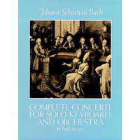  Complete Concerti for Solo Keyboard and Orchestra in Full Score – Johann Sebastian Bach,Music Scores,Bach