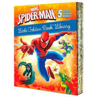 Spider-Man Little Golden Book Library (Marvel): Spider-Man!; Trapped by the Green Goblin; The Big Freeze!; High Voltage!; Night of the Vulture! – Various,Golden Books