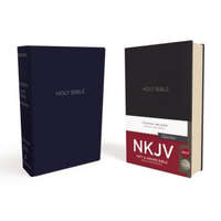  NKJV, Gift and Award Bible, Leather-Look, Blue, Red Letter, Comfort Print – Thomas Nelson