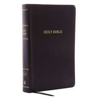  KJV Holy Bible, Personal Size Giant Print Reference Bible, Black Bonded Leather, 43,000 Cross References, Red Letter, Comfort Print: King James Versio – Thomas Nelson