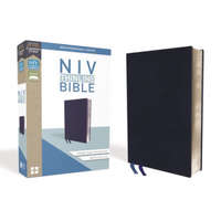 NIV, Thinline Bible, Bonded Leather, Navy, Red Letter Edition – Zondervan