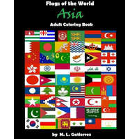 Flags of the World Series (Asia), adult coloring book – M L Gutierrez