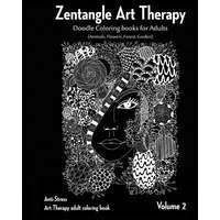  Zentangle Art therapy: Zentangle Doodle Coloring books for Adults: Animals, Flowers, Forest, Garden: (Anti-Stress Art Therapy adult coloring – Adriana P Jenova,Art Therapy