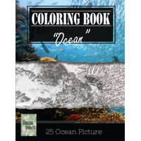 Ocean Underwater Greyscale Photo Adult Coloring Book, Mind Relaxation Stress Relief: Just added color to release your stress and power brain and mind, – Banana Leaves