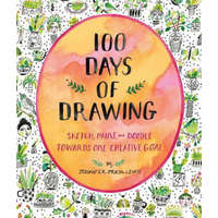  100 Days of Drawing (Guided Sketchbook): Sketch, Paint, and Doodle Towards One Creative Goal – Jennifer Lewis