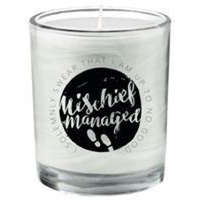  Harry Potter: Mischief Managed Glass Votive Candle – Insight Editions