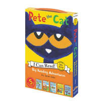  Pete the Cat: Big Reading Adventures: 5 Far-Out Books in 1 Box! – James Dean
