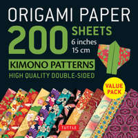  Origami Paper 200 sheets Kimono Patterns 6 (15 cm) – Tuttle Publishing