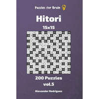 Puzzles for Brain - Hitori 200 Puzzles 15x15 vol. 5 – Alexander Rodriguez