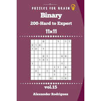  Puzzles for Brain - Binary 200 Hard to Expert 11x11 vol. 15 – Alexander Rodriguez