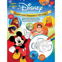  Learn to Draw Disney Celebrated Characters Collection: New Edition! Includes Classic Characters, Such as Mickey Mouse and Winnie the Pooh, to Current – Walter Foster Jr Creative Team