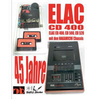  45 Jahre ELAC CD 400 Compact Cassetten Recorder mit den NAKAMICHI Chassis – Uwe H. Sültz