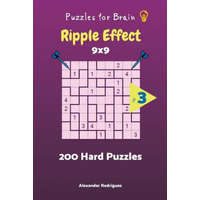  Puzzles for Brain - Ripple Effect 200 Hard Puzzles 9x9 vol. 3 – Alexander Rodriguez