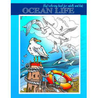 Ocean Life: Ocean Life: Best Coloring Book for Adults and Kids, Beautiful Sea Creatures for Stress Relief and Relaxation (24 Inspi – Alina Marchenko