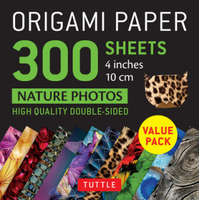  Origami Paper 300 sheets Nature Photo Patterns 4" (10 cm) – Tuttle Publishing