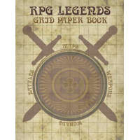  RPG Legends Grid Paper Book: Large Role Playing Graph Paper Book, Ideal for Creating Fantasy Maps, Worlds and Much More – Rpg Legends