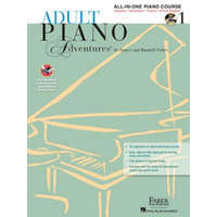  Adult Piano Adventures All-In-One Lesson Book 1: Book with CD, DVD and Online Support [With 2 CDs] – Nancy Faber,Randall Faber
