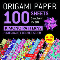  Origami Paper 100 sheets Kimono Patterns 6" (15 cm)