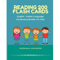  Reading 200 Flash Cards English - Italian Language Vocabulary Builder For Kids: Practice Basic Sight Words list activities books to improve reading sk – Professional Languageprep