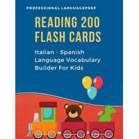  Reading 200 Flash Cards Italian - Spanish Language Vocabulary Builder For Kids: Practice Basic Sight Words list activities books to improve reading sk – Professional Languageprep