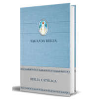  Biblia Católica En Espa?ol. Tapa Dura Azul, Con Virgen Milagrosa En Cubierta / Catholic Bible. Spanish-Language, Hardcover, Blue, Compact