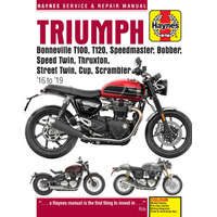 Triumph Bonneville T100, T120, Speedmaster, Bobber, Speed Twin, Thruxton, Street Twin, Cup, Scrambler (16 to 19)
