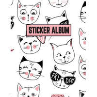 Sticker Album: Sticker Activity Book Permanent Sticker Book 8.5 x 11 Large – Marry Sky