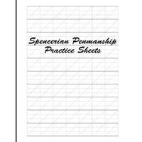 Spencerian Penmanship Practice Sheets: Cursive Style Handwriting Worksheets for Kids and Adults – Mjsb Writing Notebooks