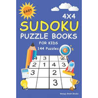 Easy Sudoku Puzzle Books For Kids: 100+ Sudoku Puzzles 4x4 Puzzle Grids with Very Easy, Easy & Medium - Mini Sudoku Books For Kids & Beginner – Sleepy Sloth Studio