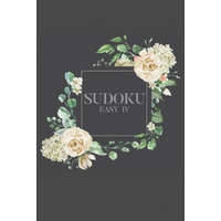 Sudoku EASY IV: 100 Easy Sudoku Puzzles, 6x9 Travel Size, Great for Beginners, Pretty Floral Cover, Perfect Get Well Soon Gift – Graceful Gray Puzzles