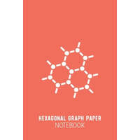  Hexagonal Graph Paper Notebook: Coral Organic Chemistry Notebook - Small Grids Hex Paper - Hexagonal Graph Paper Small - 6x9inch 100 pages – Organic Chemi Hexagonal Paper Notebooks