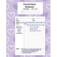 Cornell Notes Notebook: Note Taking System, For Students, Writers, Meetings, Lectures Large Size 8.5 x 11 (21.59 x 27.94 cm), Durable Matte Pu – Cricket Creek Creatives