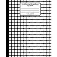  Quad Rule 5x5 Graph Paper Notebook. 8 X 10. 120 Pages. Geometric Shapes Cover: White Black Mesh Squares Dots Pattern Cover. Square Grid Paper, Graph R – Ts Publishing