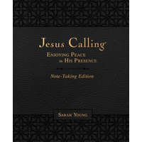  Jesus Calling Note-Taking Edition, Leathersoft, Black, with full Scriptures – Sarah Young