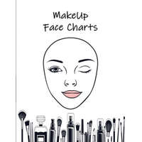  MakeUp Face Charts: Paper Practice Face Charts For Makeup Artists – Black Lotus Print