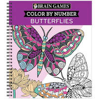  Brain Games - Color by Number: Butterflies