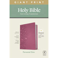  NLT Personal Size Giant Print Bible, Filament Enabled Edition (Red Letter, Leatherlike, Peony Pink)