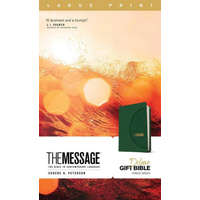  The Message Deluxe Gift Bible, Large Print (Leather-Look, Green): The Bible in Contemporary Language