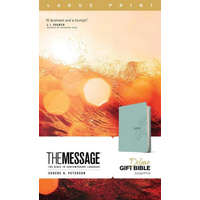  The Message Deluxe Gift Bible, Large Print (Leather-Look, Teal): The Bible in Contemporary Language