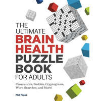  The Ultimate Brain Health Puzzle Book for Adults: Crosswords, Sudoku, Cryptograms, Word Searches, and More!