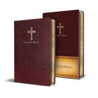  Biblia Católica En Espa?ol. Símil Piel Vinotinto, Tama?o Compacto / Catholic Bible. Spanish-Language, Leathersoft, Wine, Compact